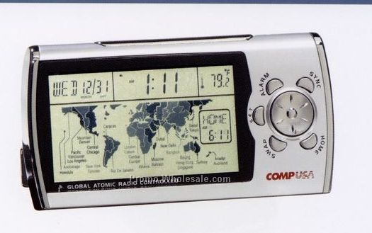 Abelle Tech Global Radio Controlled Travel Alarm Clock