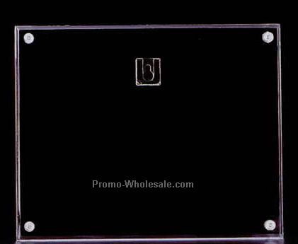 Acrylic Award/ Sandwich Frame (7"x9") Horizontal - Clear