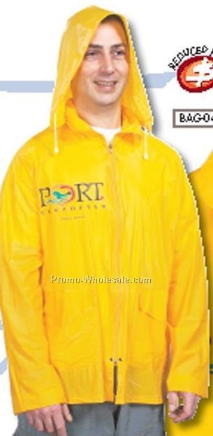 Adult Waterproof Jacket W/ Hood (1 Size)