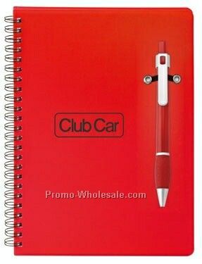 Aero Pen Combo W/ Double Spiral Bound Notebook