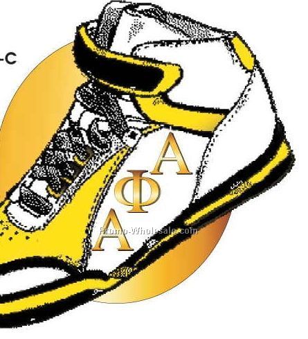Alpha Phi Alpha Fraternity Shoe Acrylic Coaster W/ Felt Back
