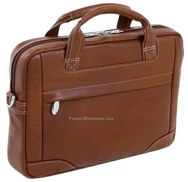 Bronzeville Leather Medium Laptop Brief