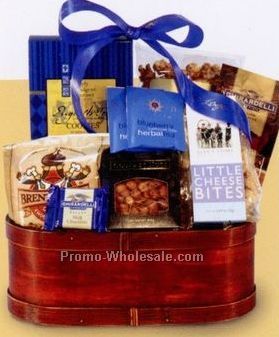 Business Classics Oval Snack Basket