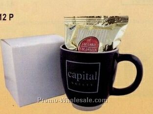 Coffee/Mug Gift Package - Black (1 Coffee Choice)