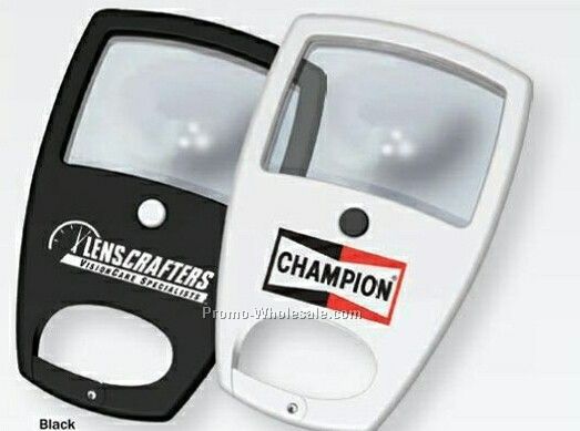 Credit Card Sized Carabiners Light And Magnifier