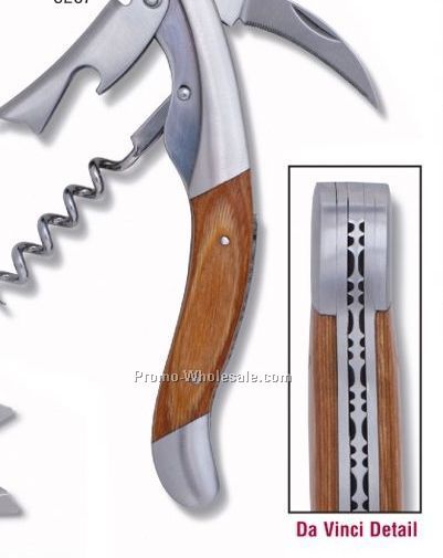 Da Vinci Corkscrew With Light Wood Handle