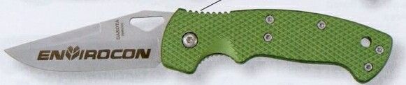 Dakota "volunteer" Pocket Knife (Green Handle/ Straight Blade)