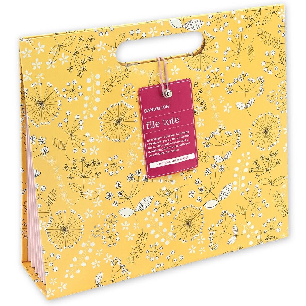 Dandelion File Tote