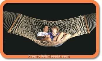 Double 2-point Hawaiian Poly Hammock With Carry Bag Or Pillow