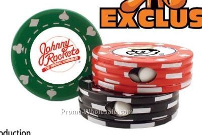 Empty Poker Chip Tin (2 Day Service)