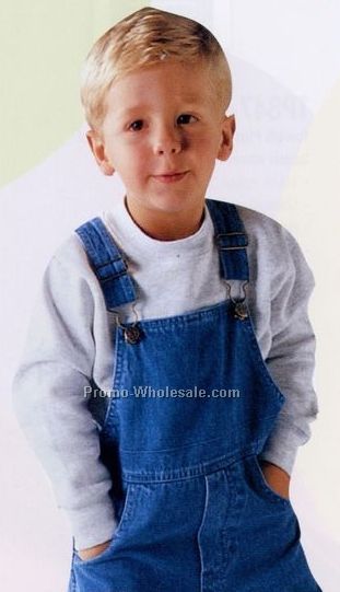 Enza Toddler Blue Denim Overall (2t-6)