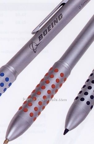 Exception Executive 4-in-1 Ball Pen W/Rubber Round Dots