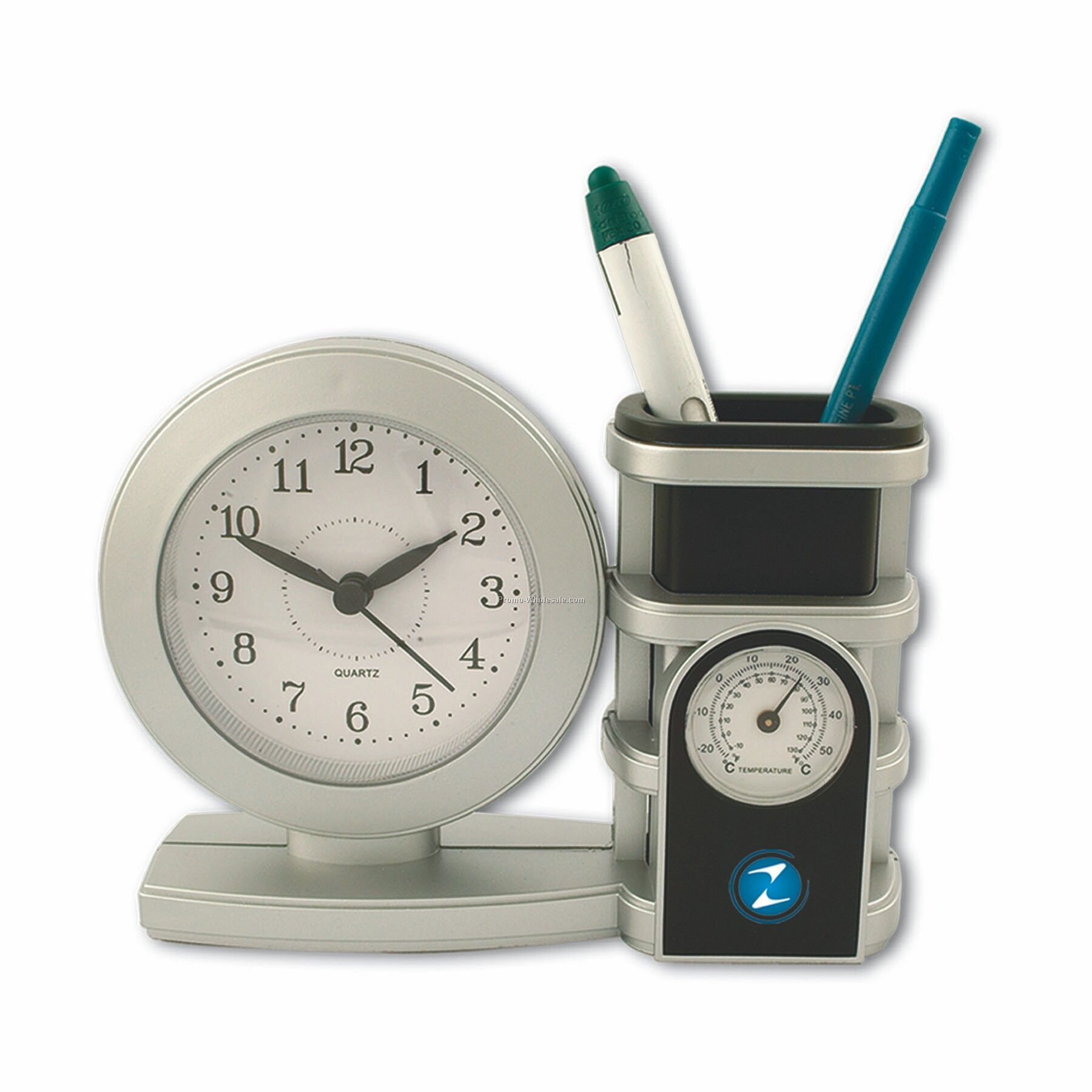 Fantasia Clocks (Desk Clock, Pen Holder & Thermometer)