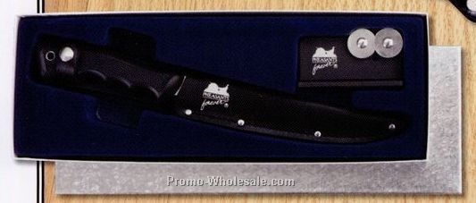 Fillet Knife & Sharpener Gift Set