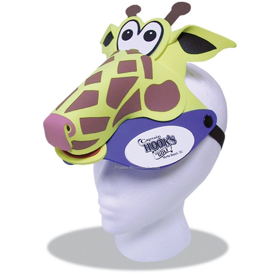 Foam Animal Sun Visor - Giraffe