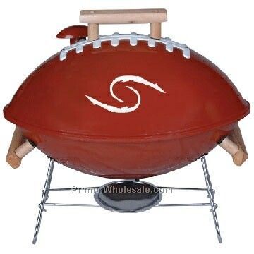 Football Charcoal Grill
