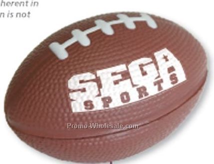 Football Squeeze Ball 3 3/8'' X2 1/4'' (Overseas 8-10 Weeks)