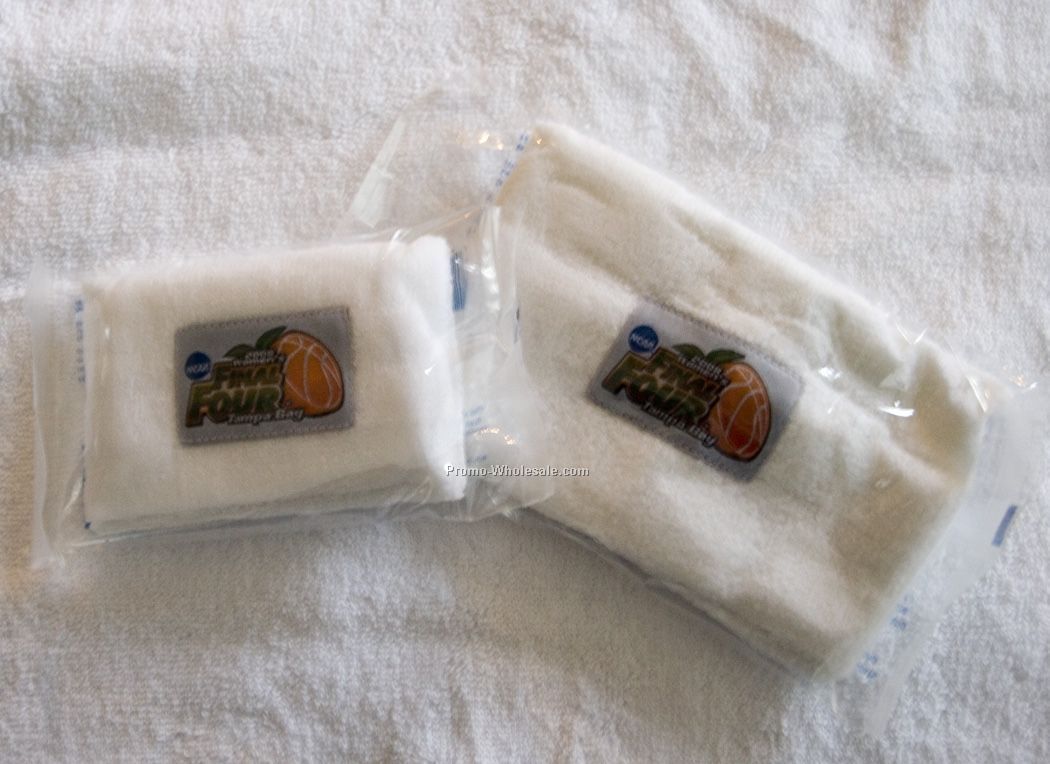 Frosty Towel 12"x12" - Interwoven Label Clear Package 30 Gram Cotton