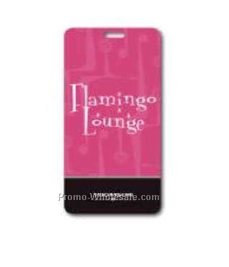 Full Color Imprinted Bag Tag W/ Writeable Back