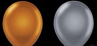 Gold/ Silver Plain Balloon