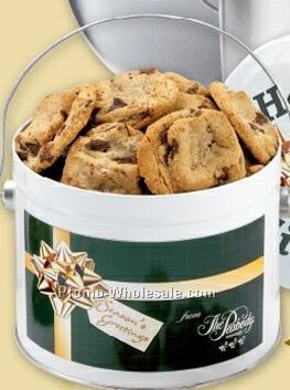 Half Gallon & Gallon Tin Gourmet Cookie Tin (24 Assorted Cookies)