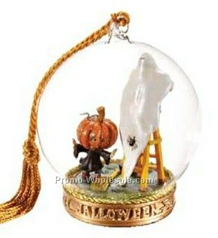 Halloween Ghost Memory Globe