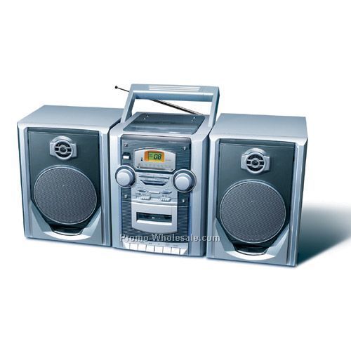 Home And Go High Power CD Player W/ AM/FM Stereo Radio And Cassette Player