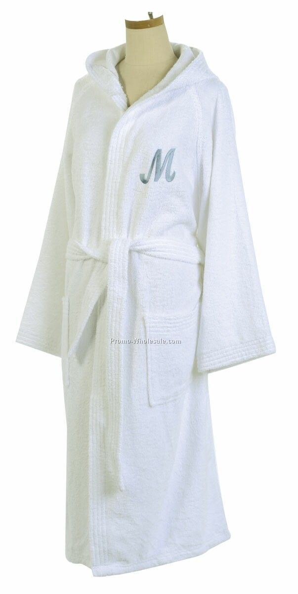Hooded Terry Robe (Embroidered)