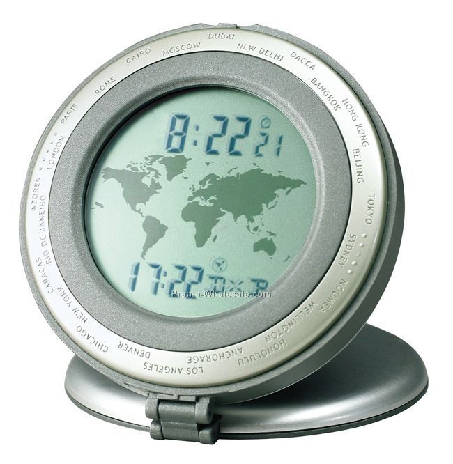 Howard Miller World Travel Alarm Clock (Blank)