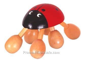 Lady-bug Wooden Massager