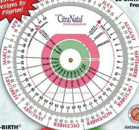 Pregnancy Wheel Chart