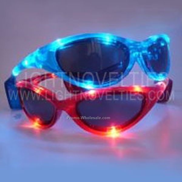 Light Up Glasses (2008) - Blue - Adult Size