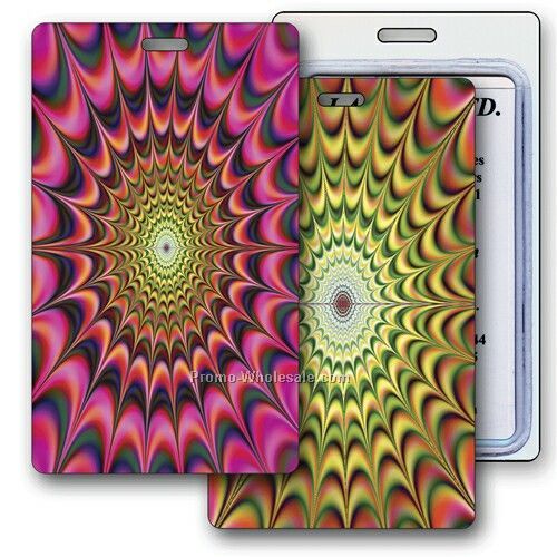 Luggage Tag 3d Lenticular Zoom Color Stock Image - Imprint Product