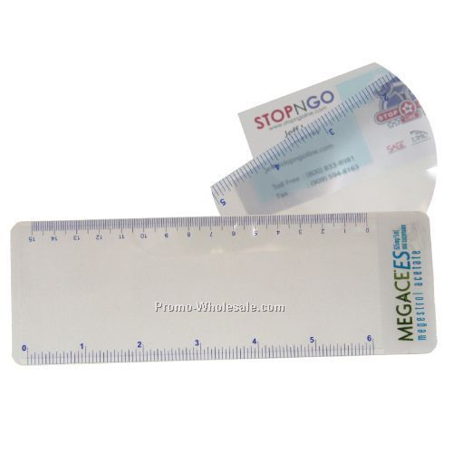 Magnifier With 6" Ruler