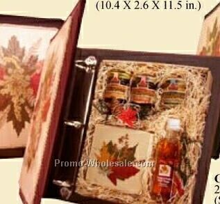 Maple Condiment Portfolio Binder Set - Vinegar/Syrup/Spread/Soft Candy