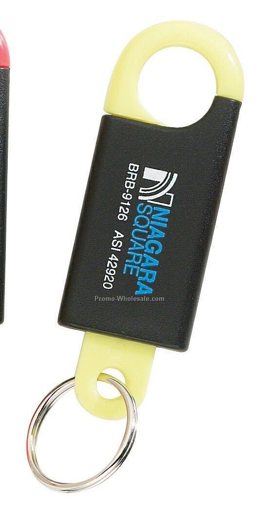 Neon Belt Tag Keychain