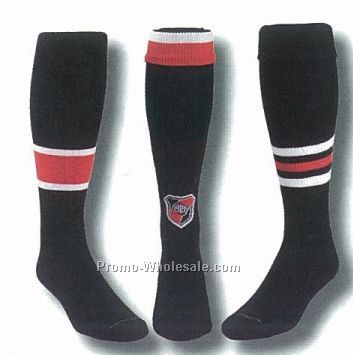 Nylon Soccer Socks W/ Ankle & Arch Support (13-15 X-large)