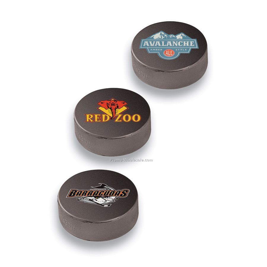 Official Size Souvenir Hockey Puck (1 Color)