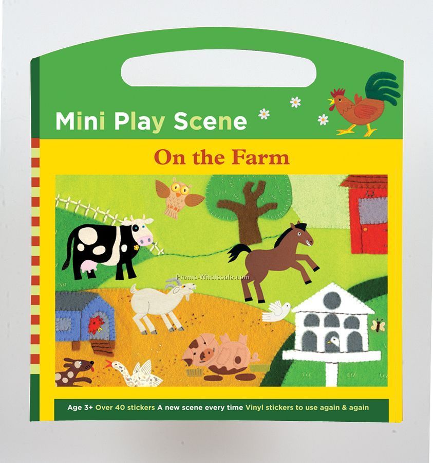 On The Farm Mini Play Scene Sticker Set