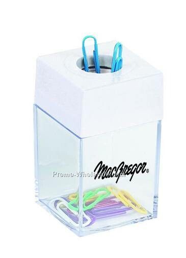 Paper Clip Dispenser Square 2-3/4" X 1-3/4"