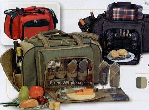 Picnic Plus Quattro 4 Person Shoulder Bag Picnic Set