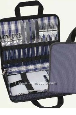 Picnic Set For 4 - 11-1/2"x9"