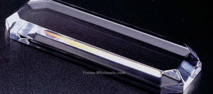 Plexi Fab Acrylic Base (Beveled Octagon Edge) 4"x5"x1-1/2"