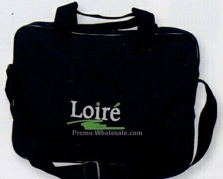 Polyester Briefcase With Adjustable Shoulder Strap (Embroidered)