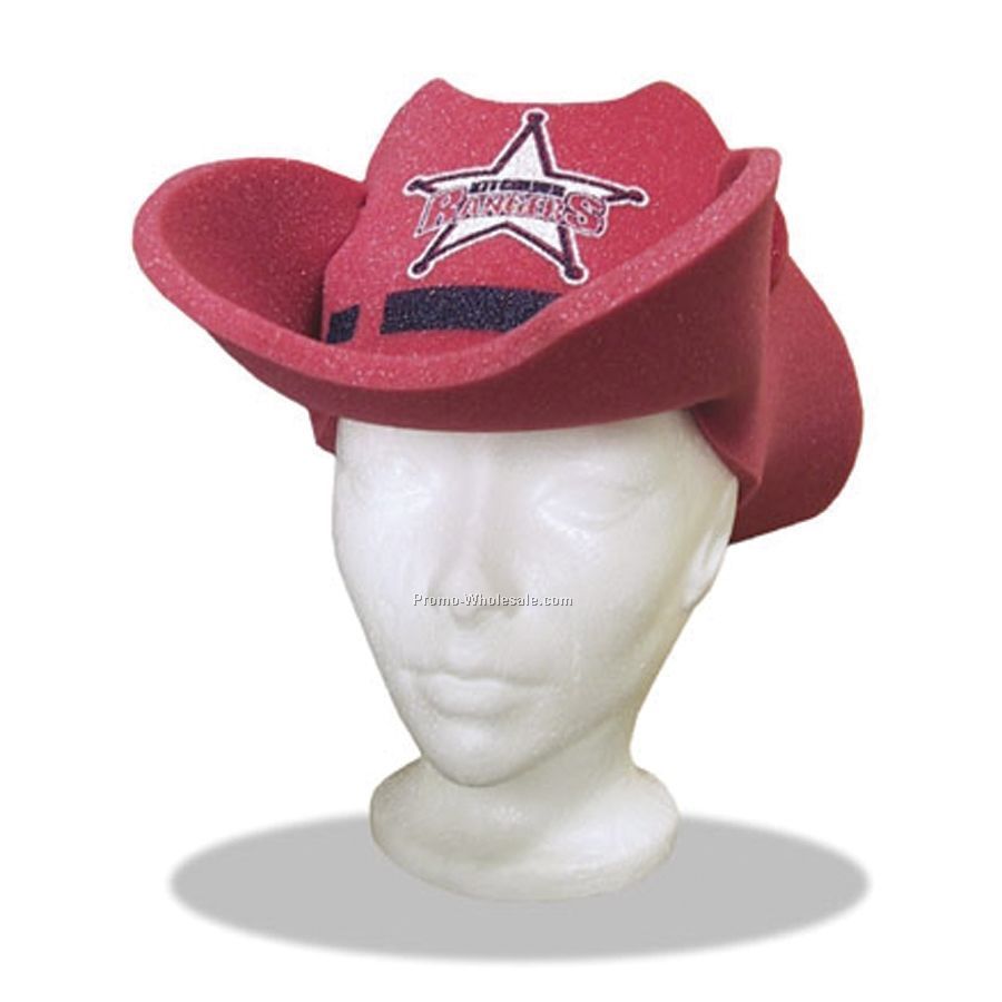 Pop-up Visor - Small Cowboy Hat With Folded Brim