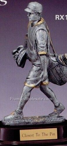 Resin Sculpture - Golf Caddie