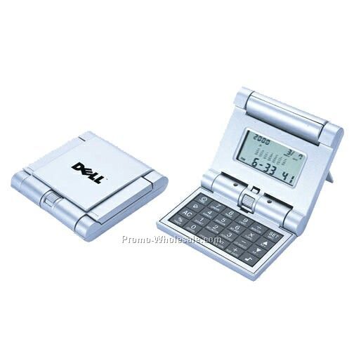 Robotic Flip Top Cover World Time Calculator