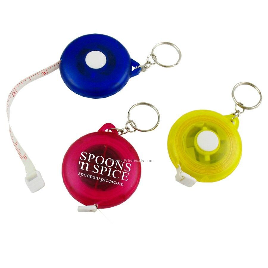 Round Tape Measure W/Key Chain