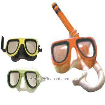 Rubber Kid Diving Sets (Mask And Snorkel)
