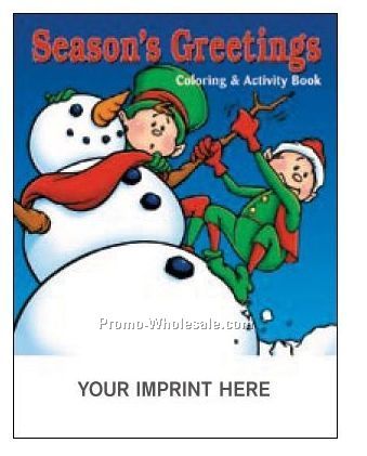 Season's Greetings Coloring Book Fun Pack